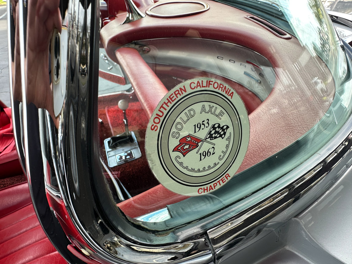 1960 Silver Corvette Convertible 8821
