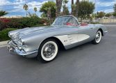 1960 Silver Corvette Convertible 8838