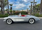 1960 Silver Corvette Convertible 8840