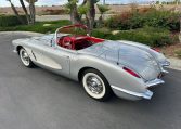 1960 Silver Corvette Convertible 8841