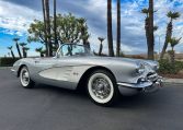 1960 Silver Corvette Convertible 8845
