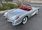 1960 Silver Corvette Convertible 8848