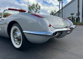 1960 Silver Corvette Convertible 8851