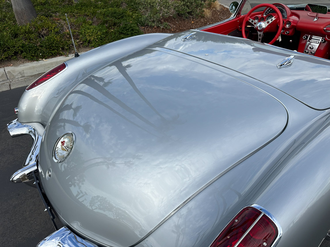 1960 Silver Corvette Convertible 8855