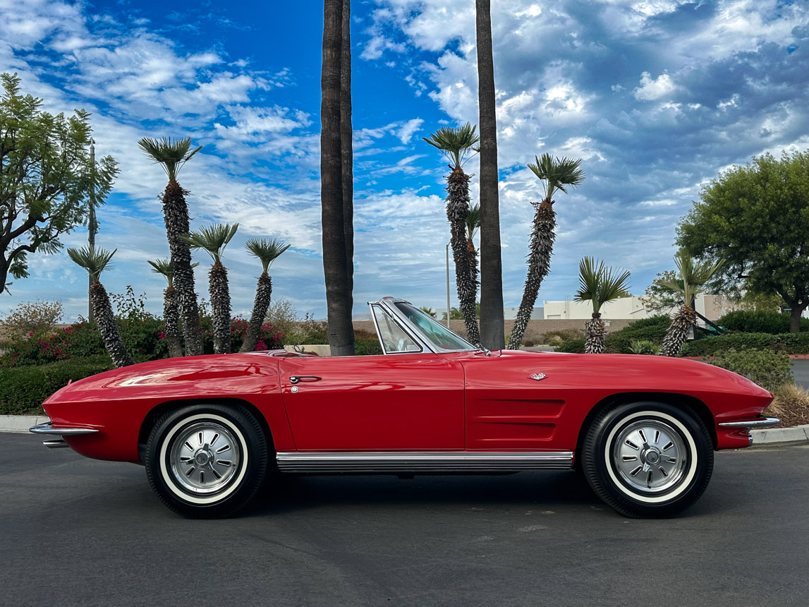 1964 Red Corvette Convertible 8765