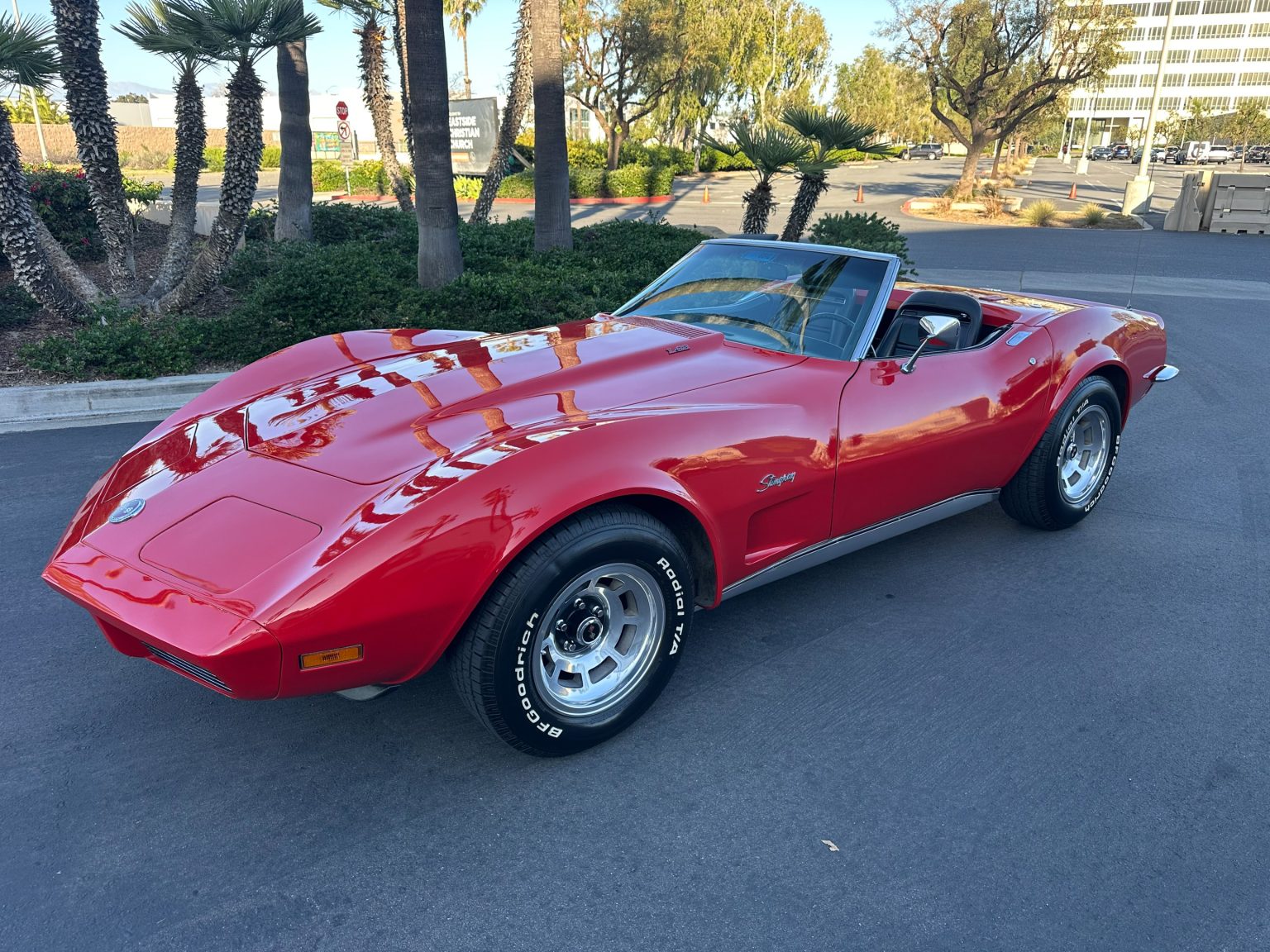 1973 Red Corvette Convertible 0450