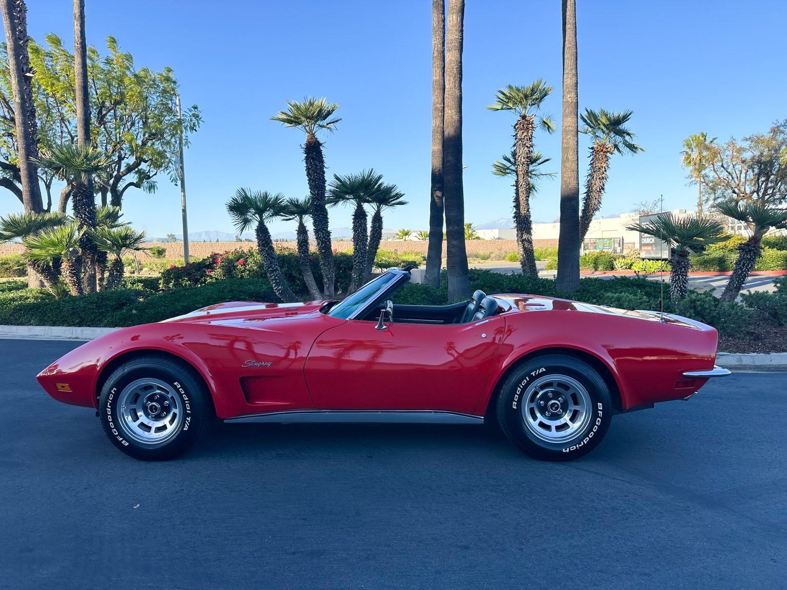 1973 Red Corvette Convertible 0457