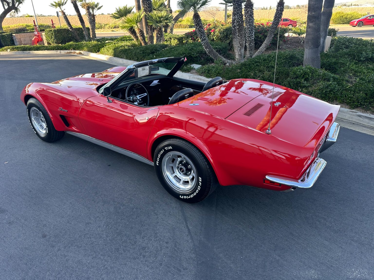 1973 Red Corvette Convertible 0458