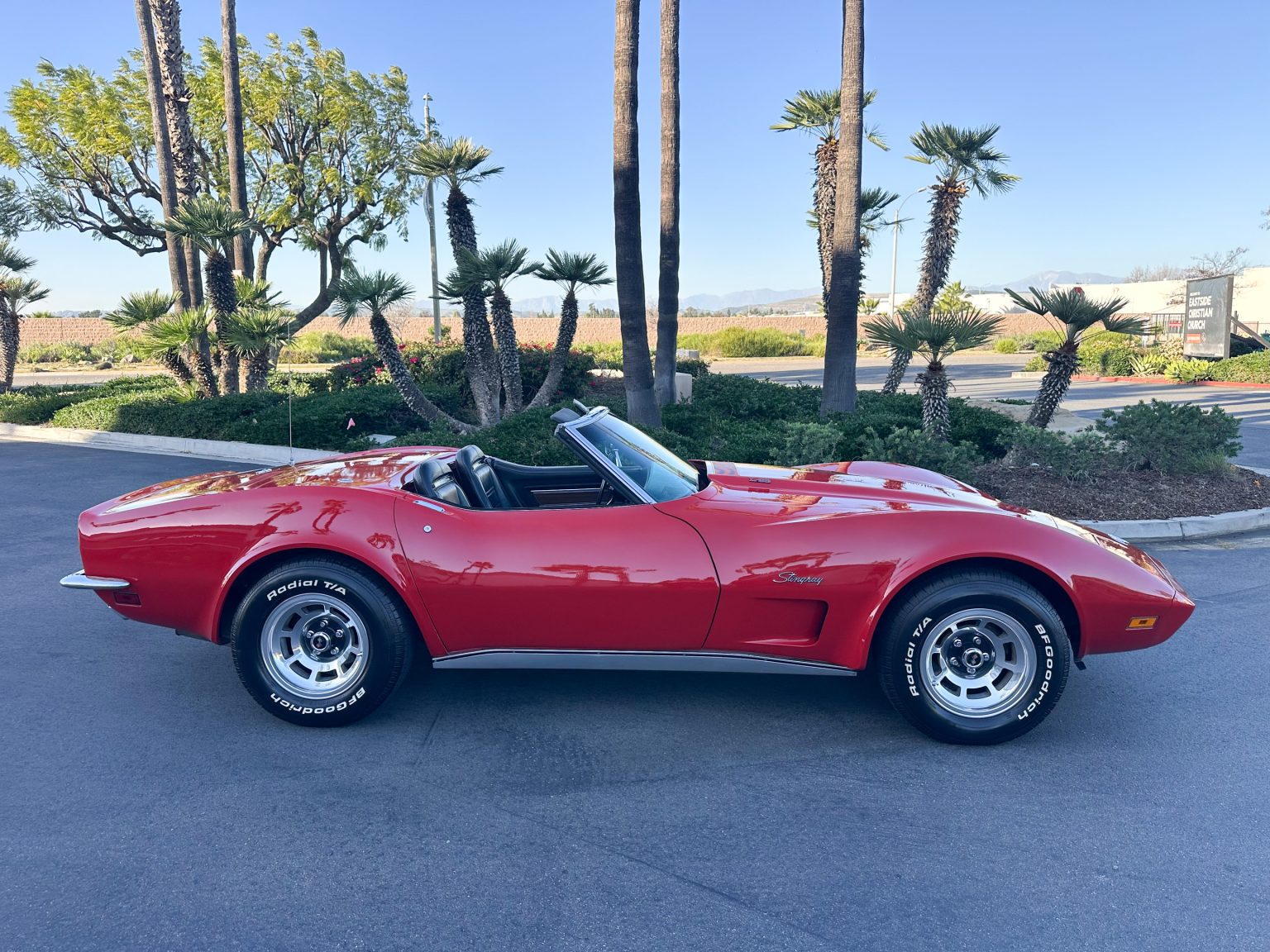 1973 Red Corvette Convertible 0465