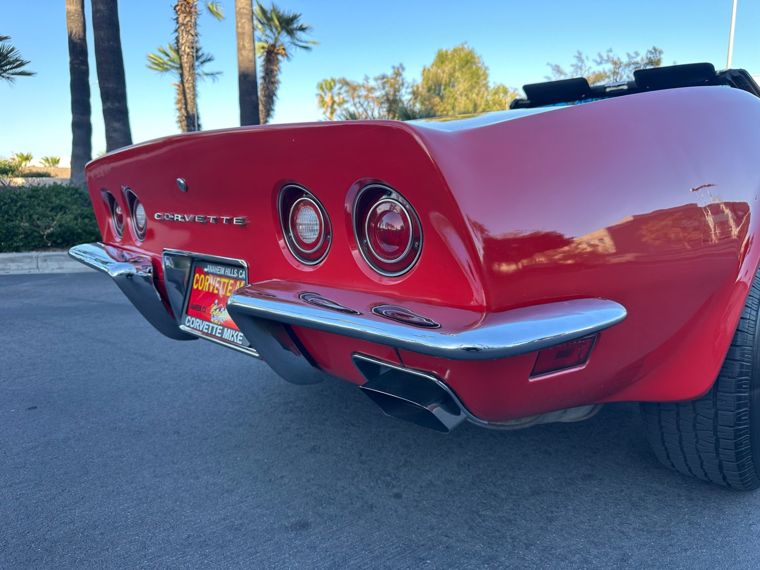 1973 Red Corvette Convertible 0470