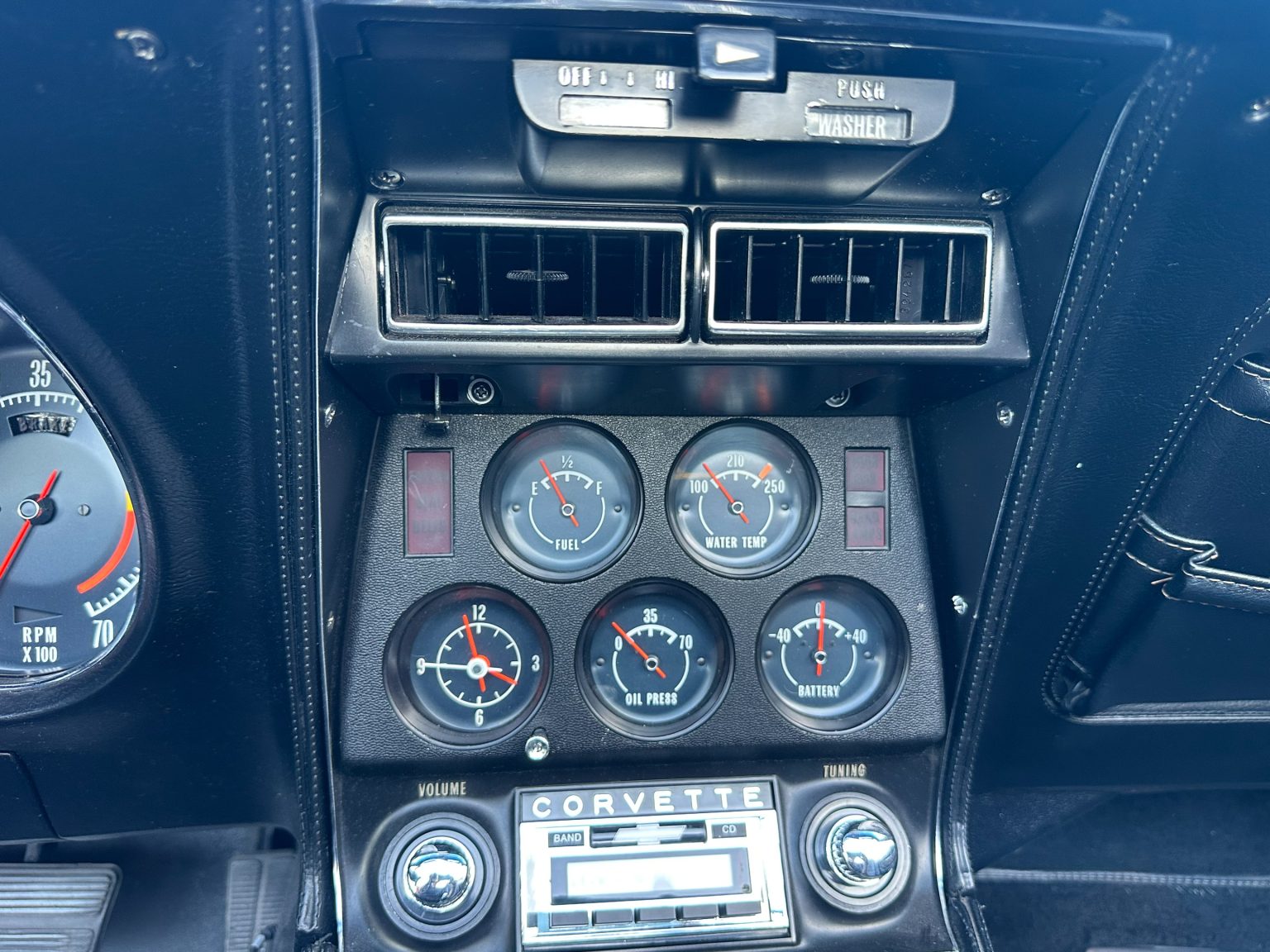 1973 Red Corvette Convertible 0481