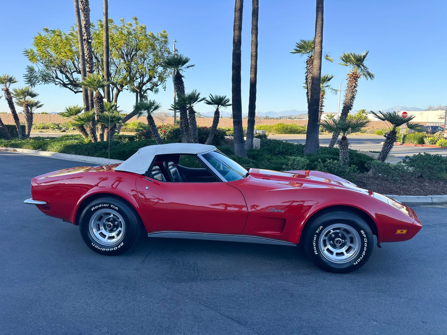 1973 Red Corvette Convertible 0491