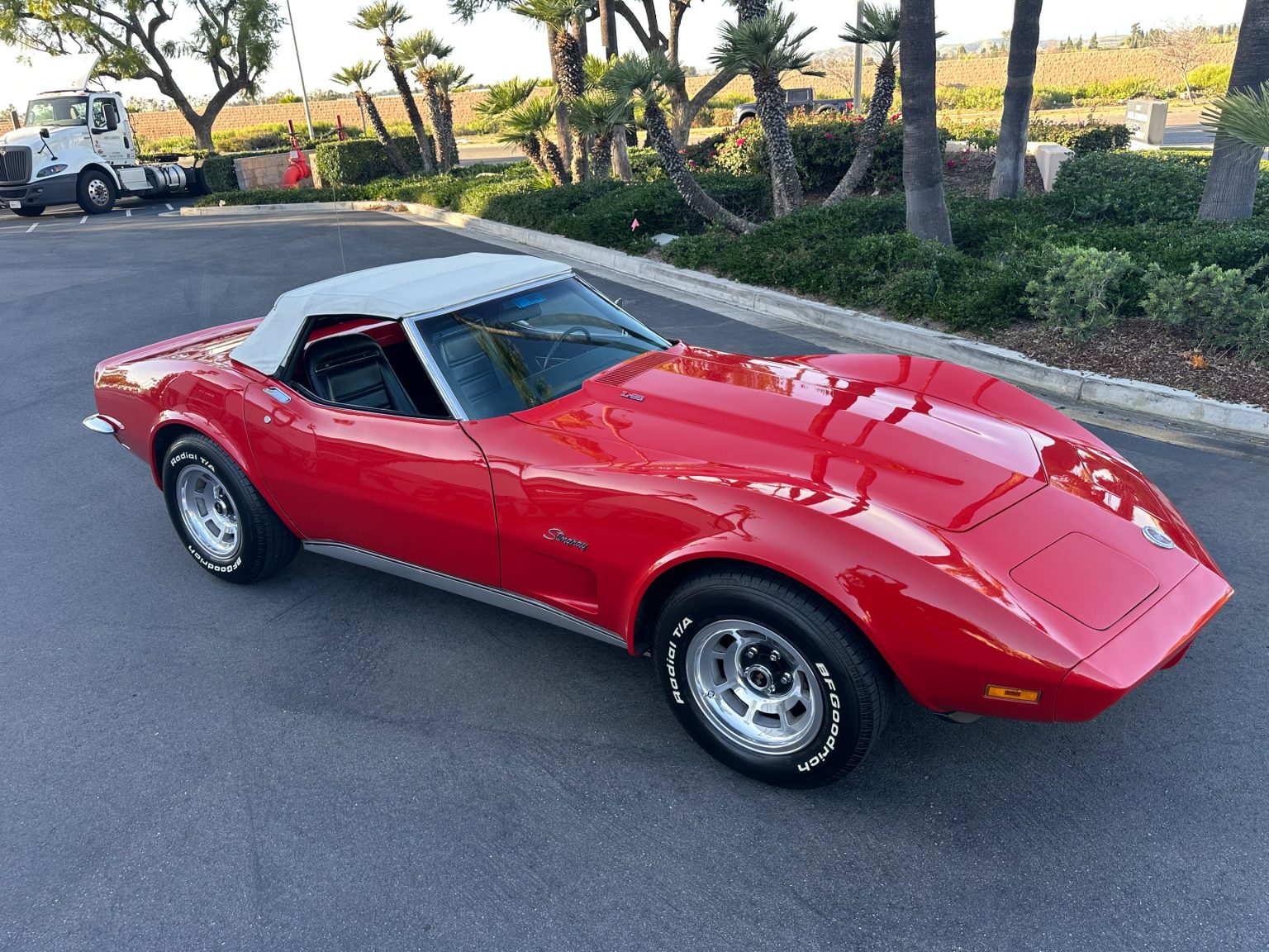 1973 Red Corvette Convertible 0492