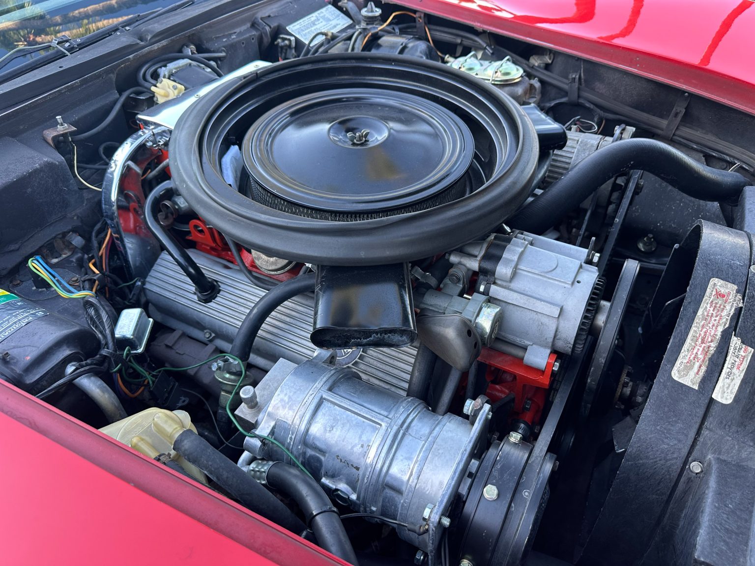 1973 Red Corvette Convertible 0501
