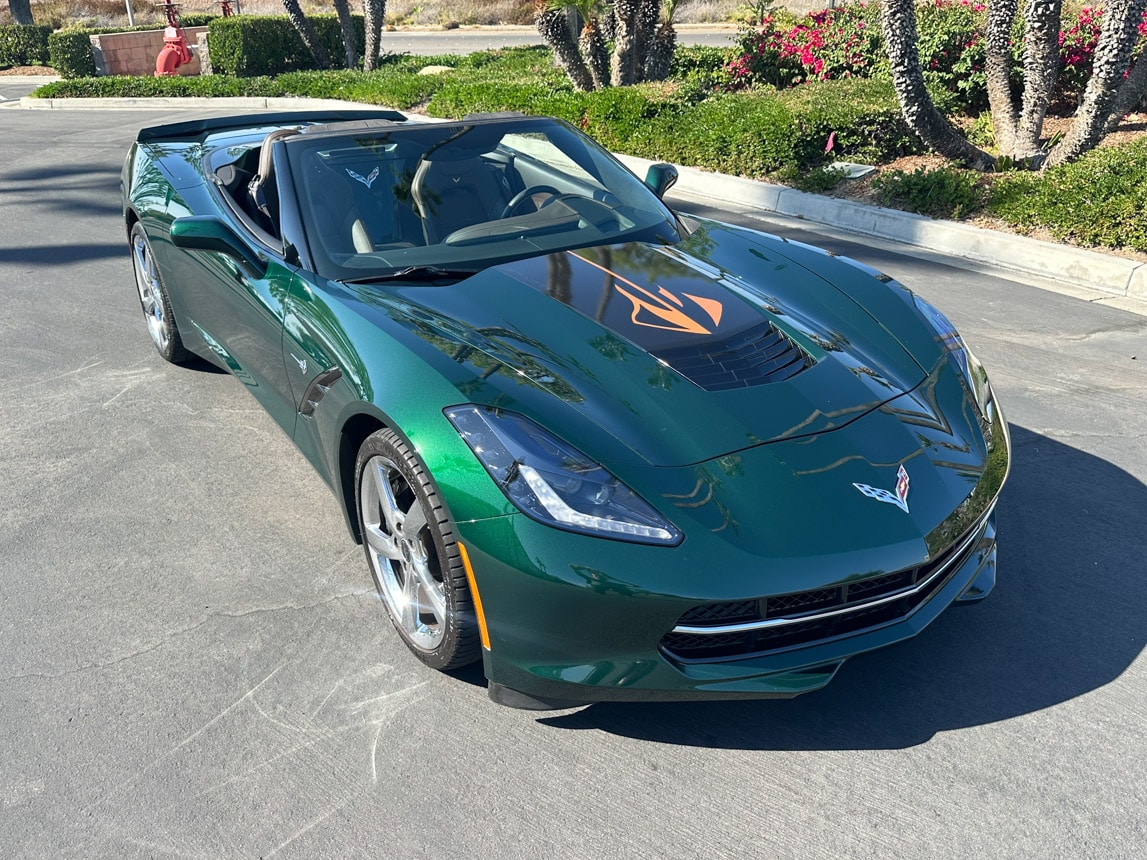 2014 Lime Rock Green Premier Edition Corvette Convertible 8357