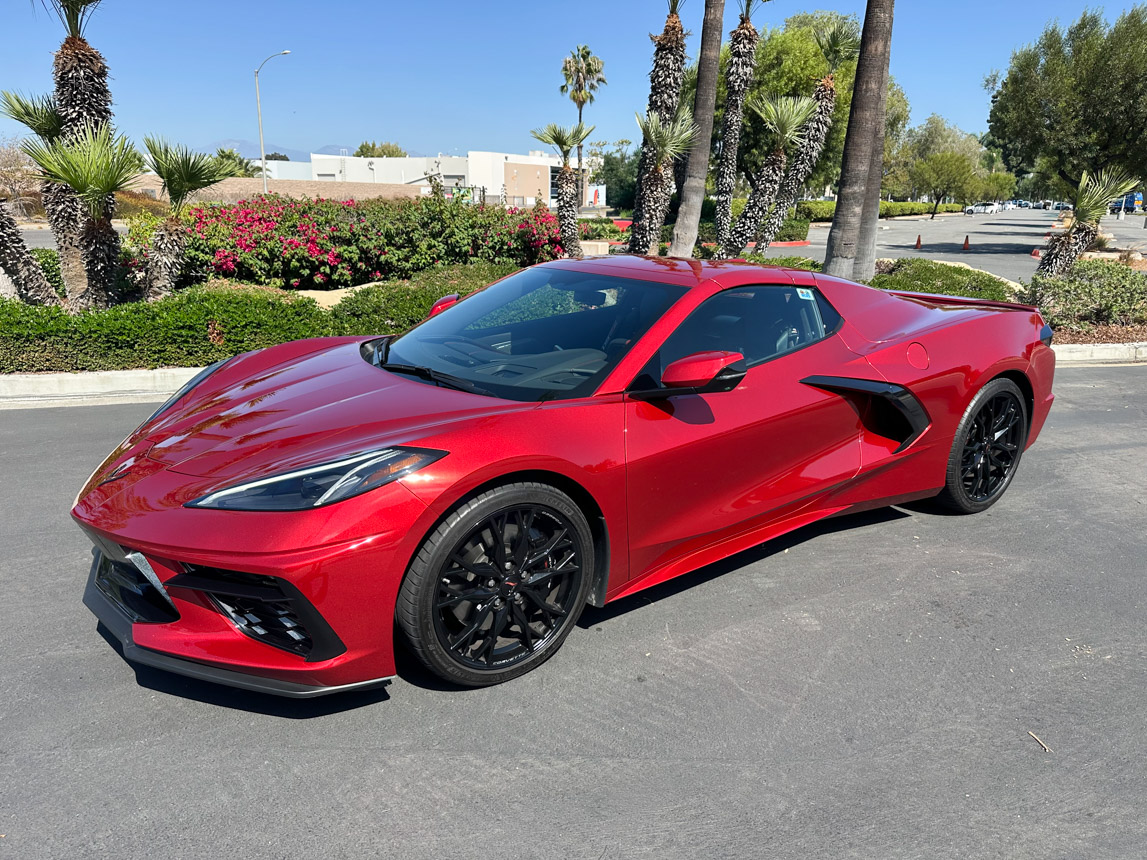 2023 Red C8 Corvette Convertible 8466