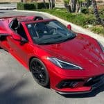 2023 Red C8 Corvette Convertible 8480