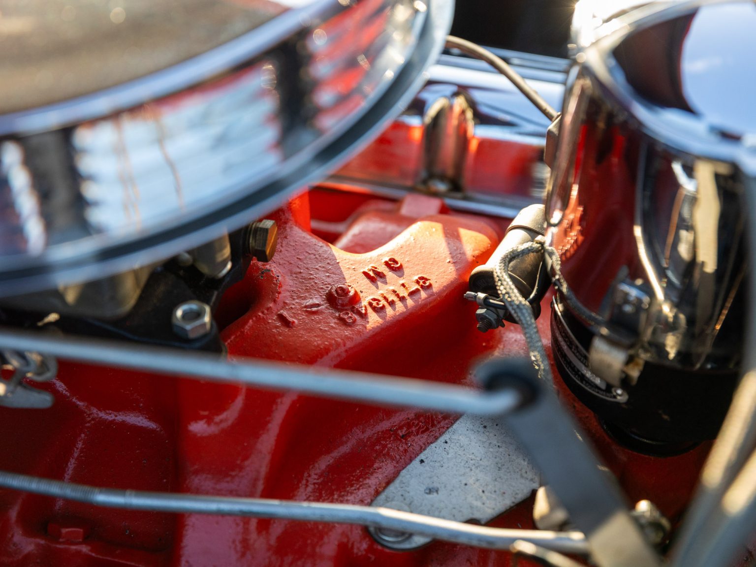 BaT 1955 Red Corvette 111