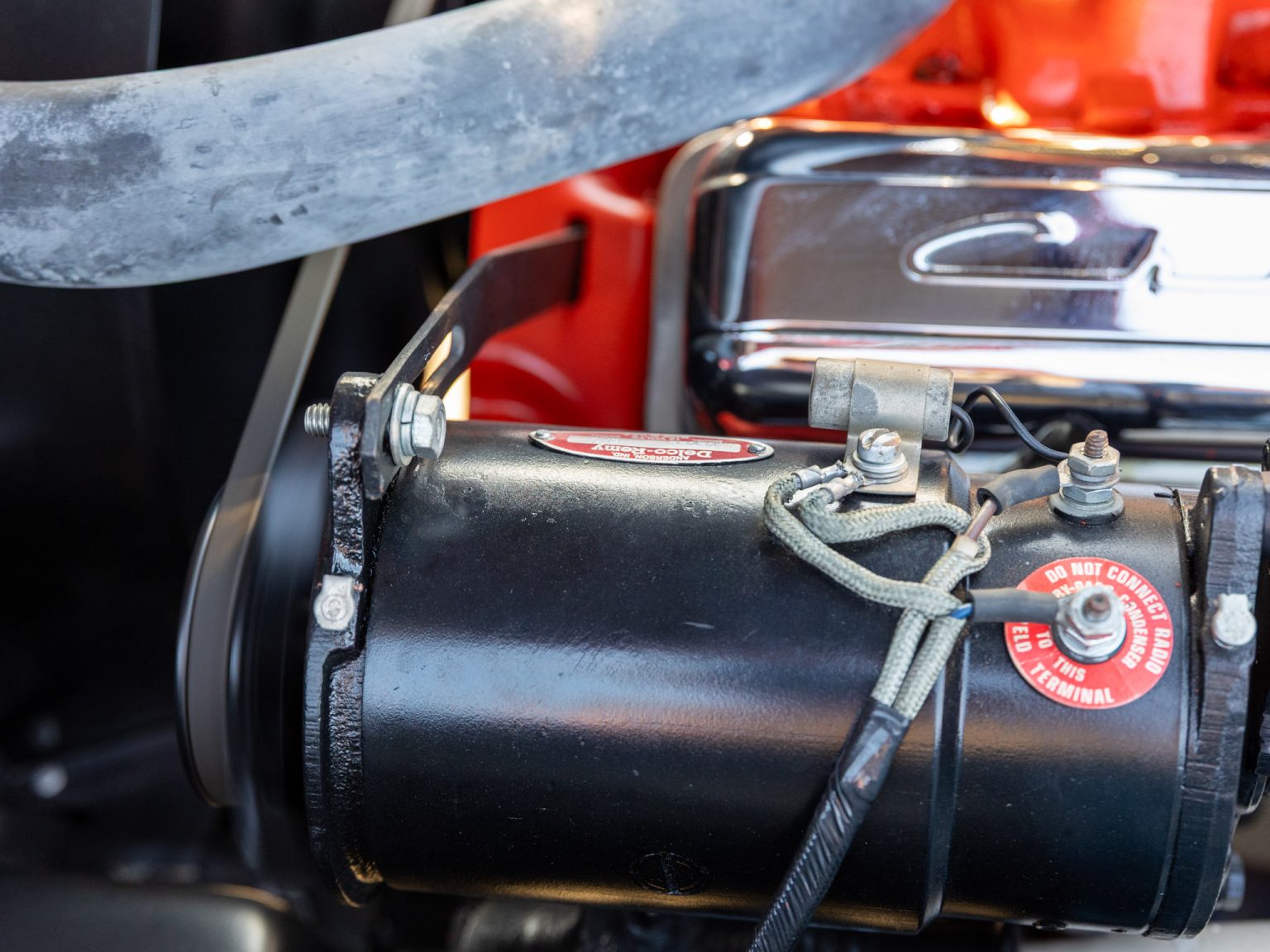 BaT 1955 Red Corvette 113