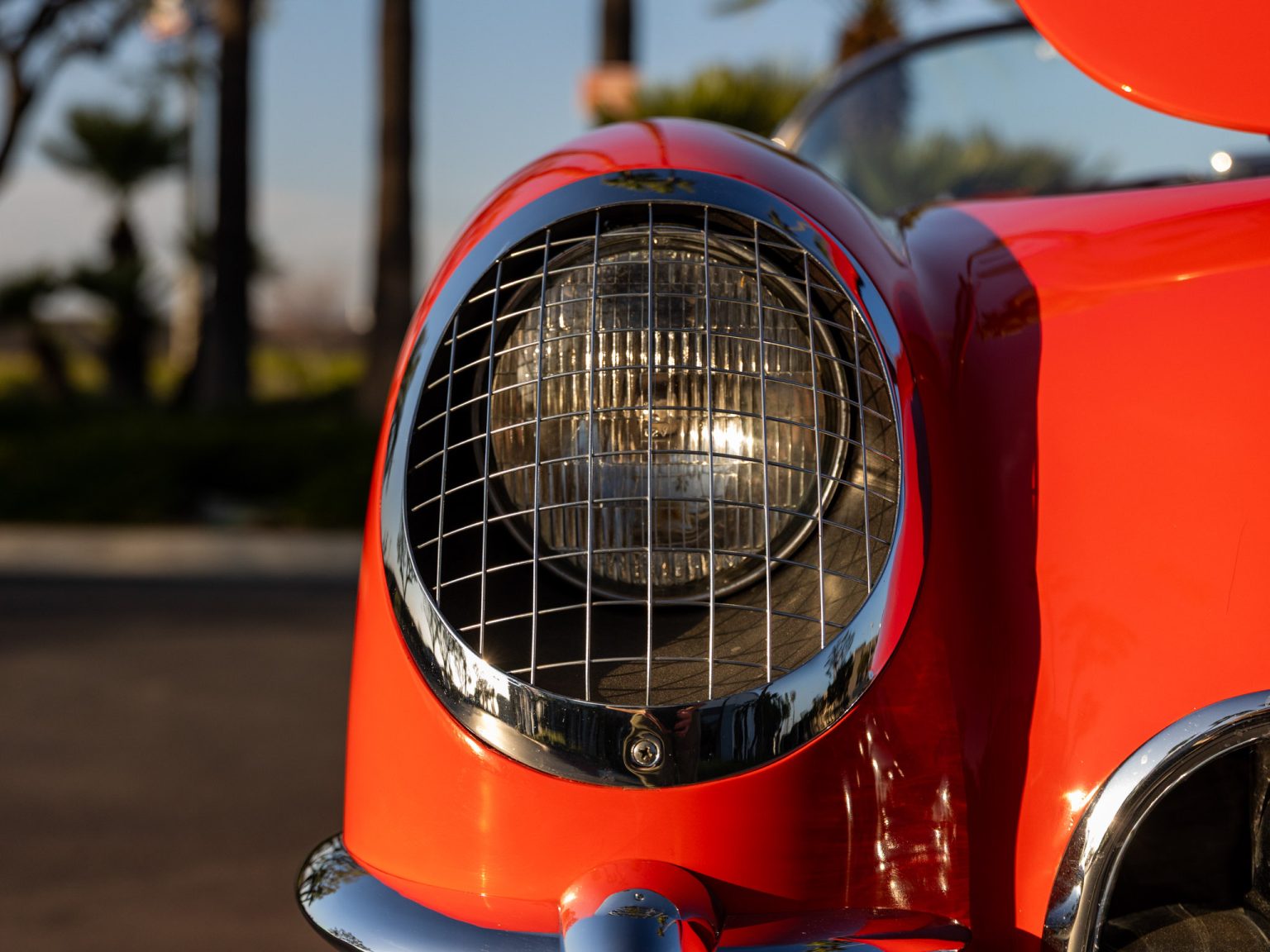 BaT 1955 Red Corvette 119