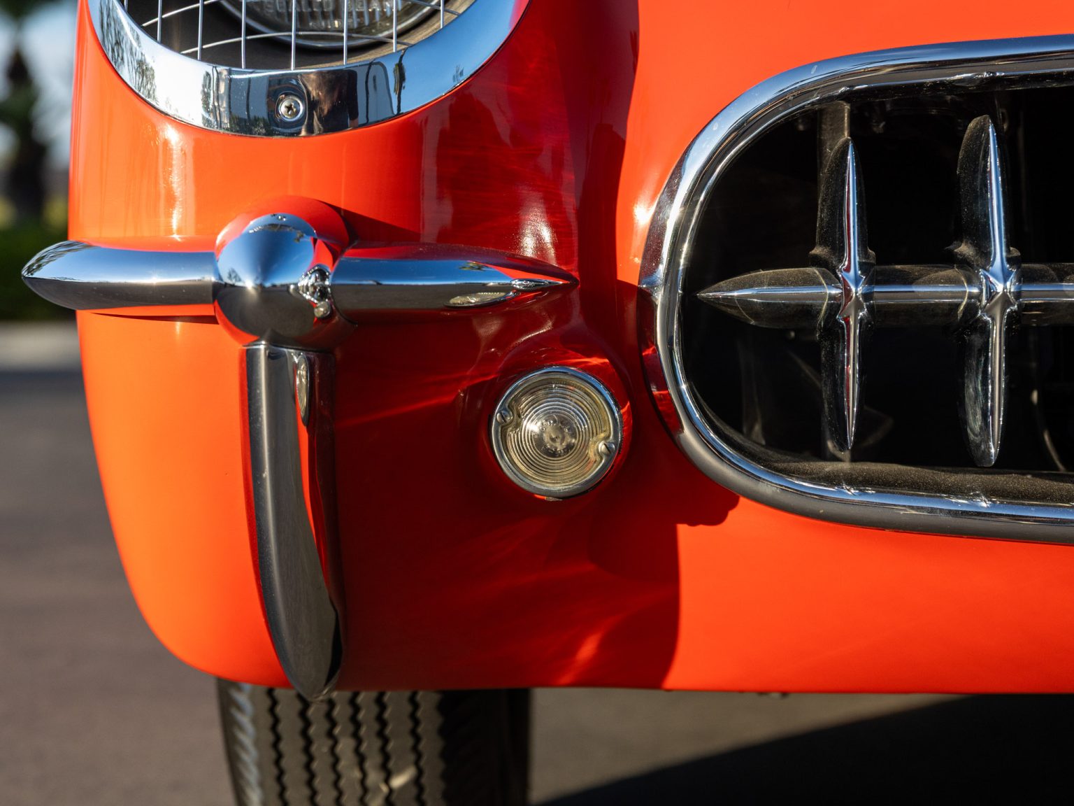 BaT 1955 Red Corvette 120