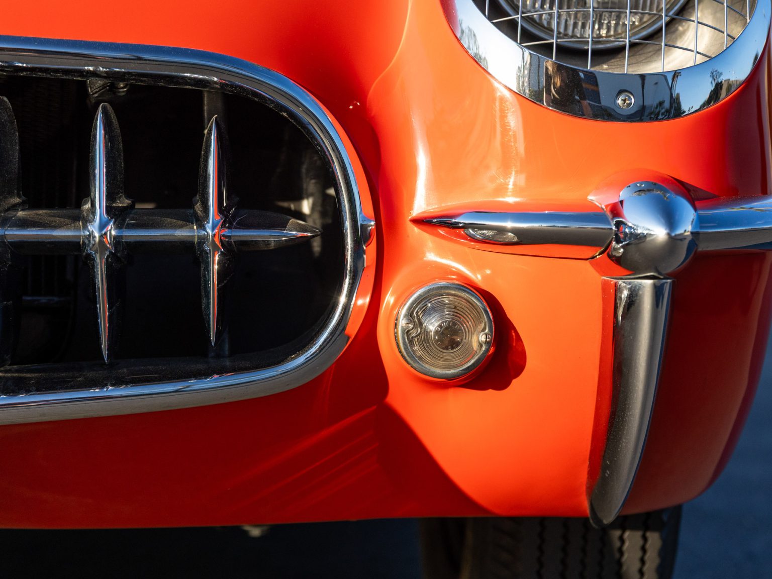 BaT 1955 Red Corvette 121