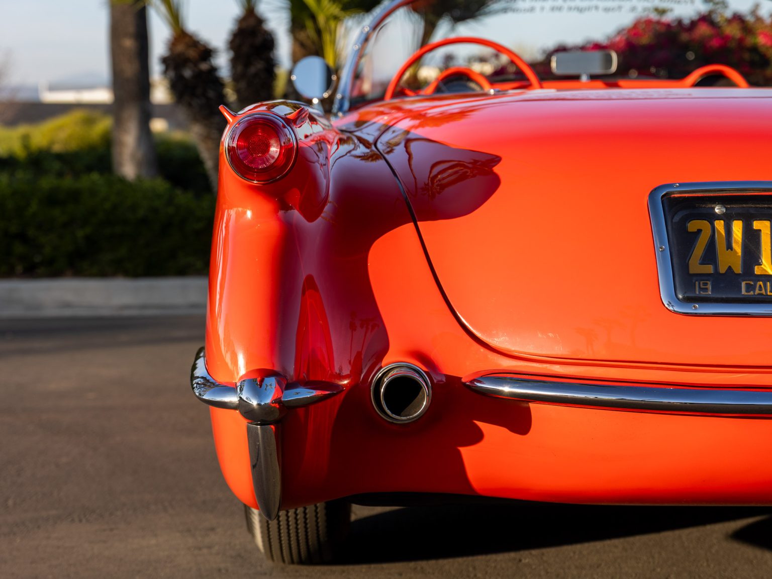BaT 1955 Red Corvette 126