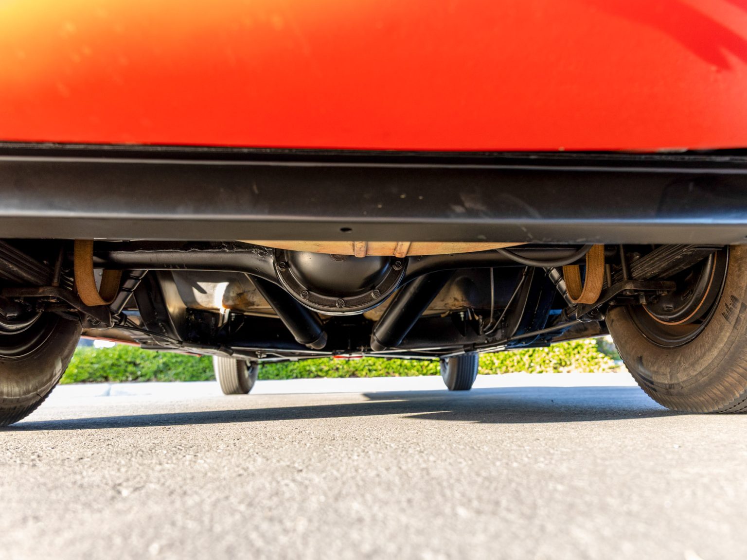 BaT 1955 Red Corvette 132