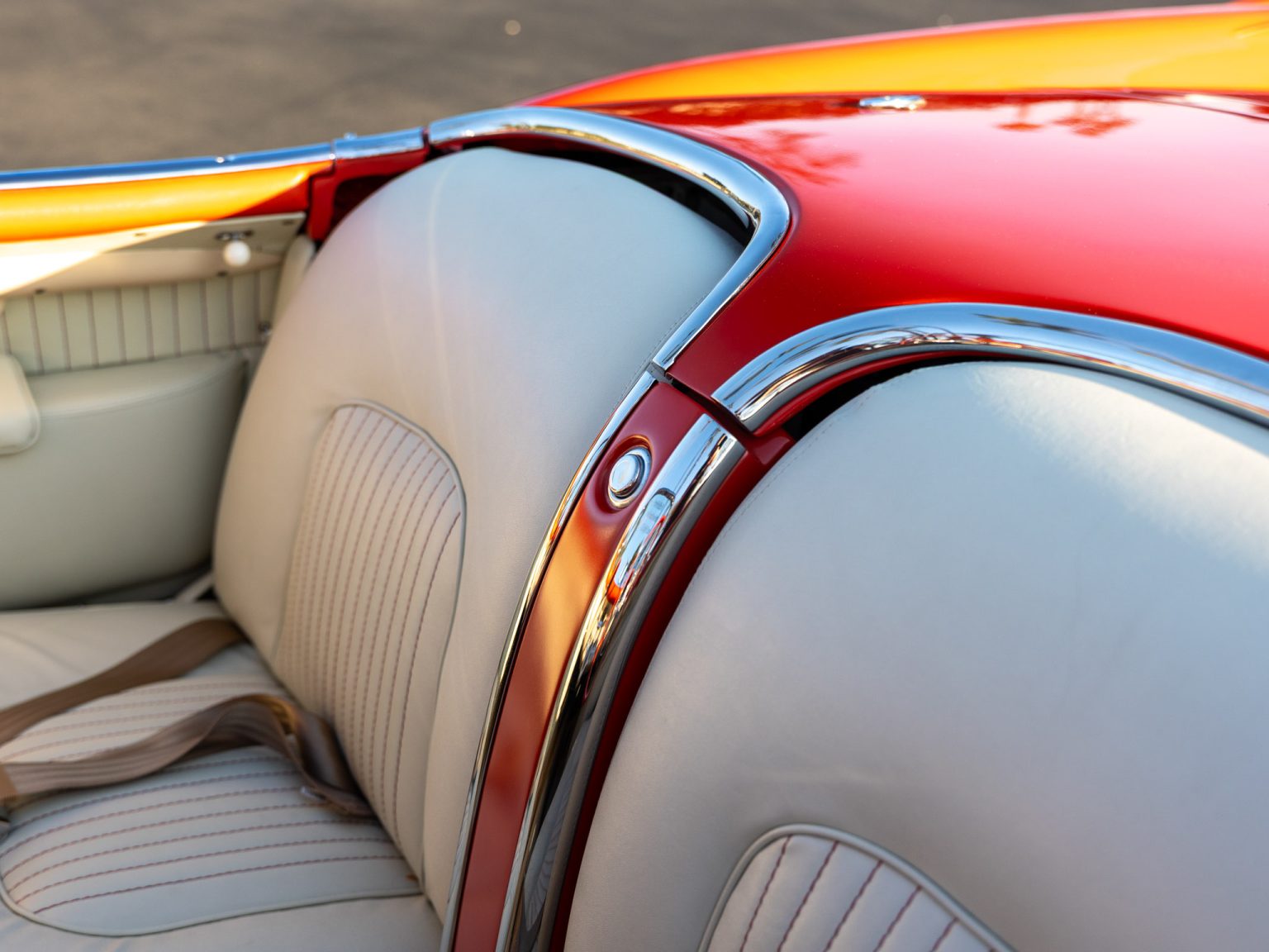 BaT 1955 Red Corvette 143