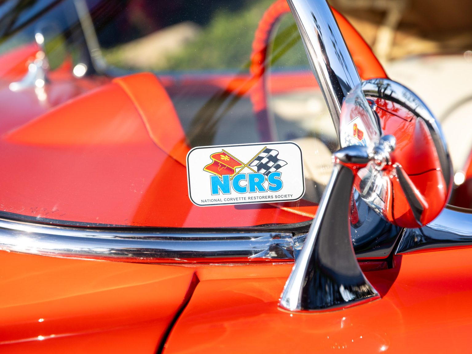 BaT 1955 Red Corvette 21