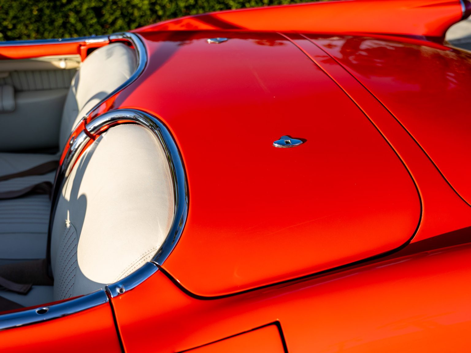 BaT 1955 Red Corvette 36