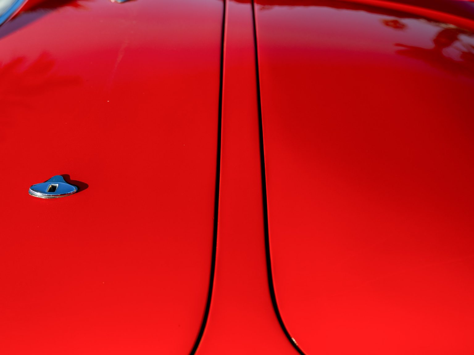 BaT 1955 Red Corvette 37