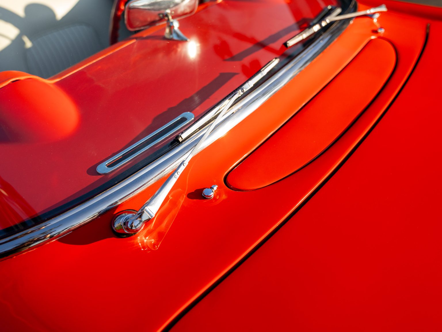 BaT 1955 Red Corvette 43