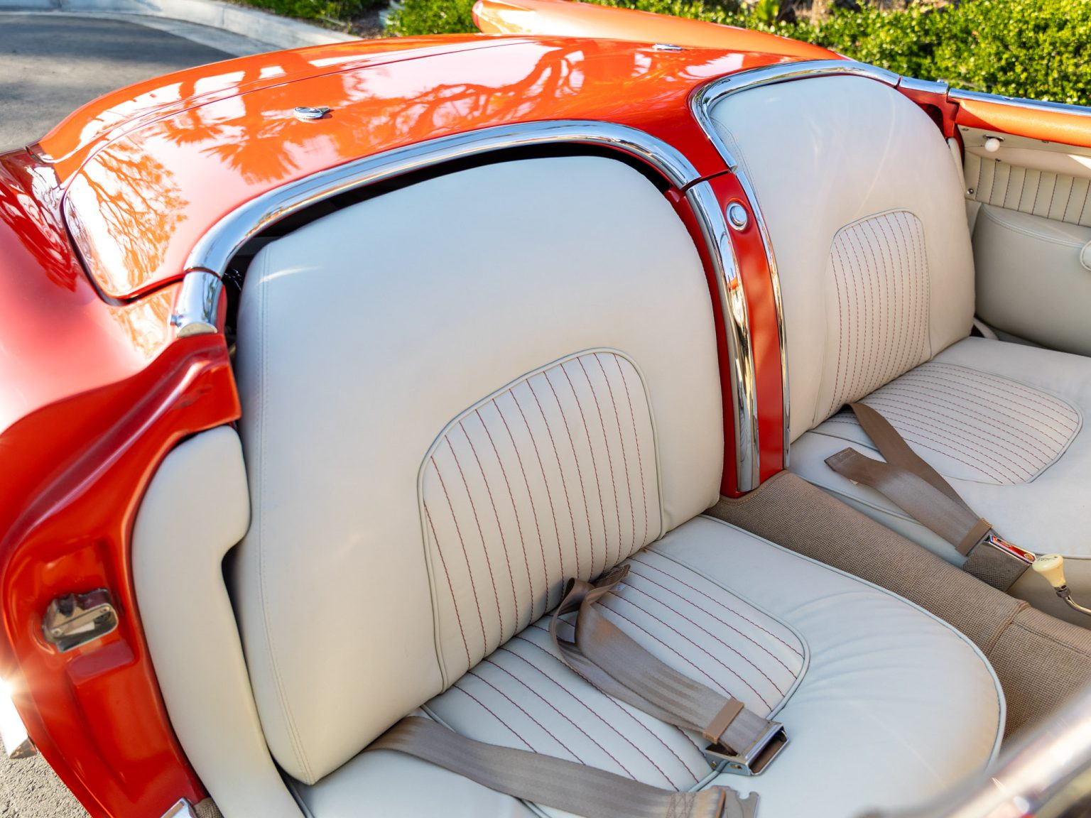 BaT 1955 Red Corvette 58