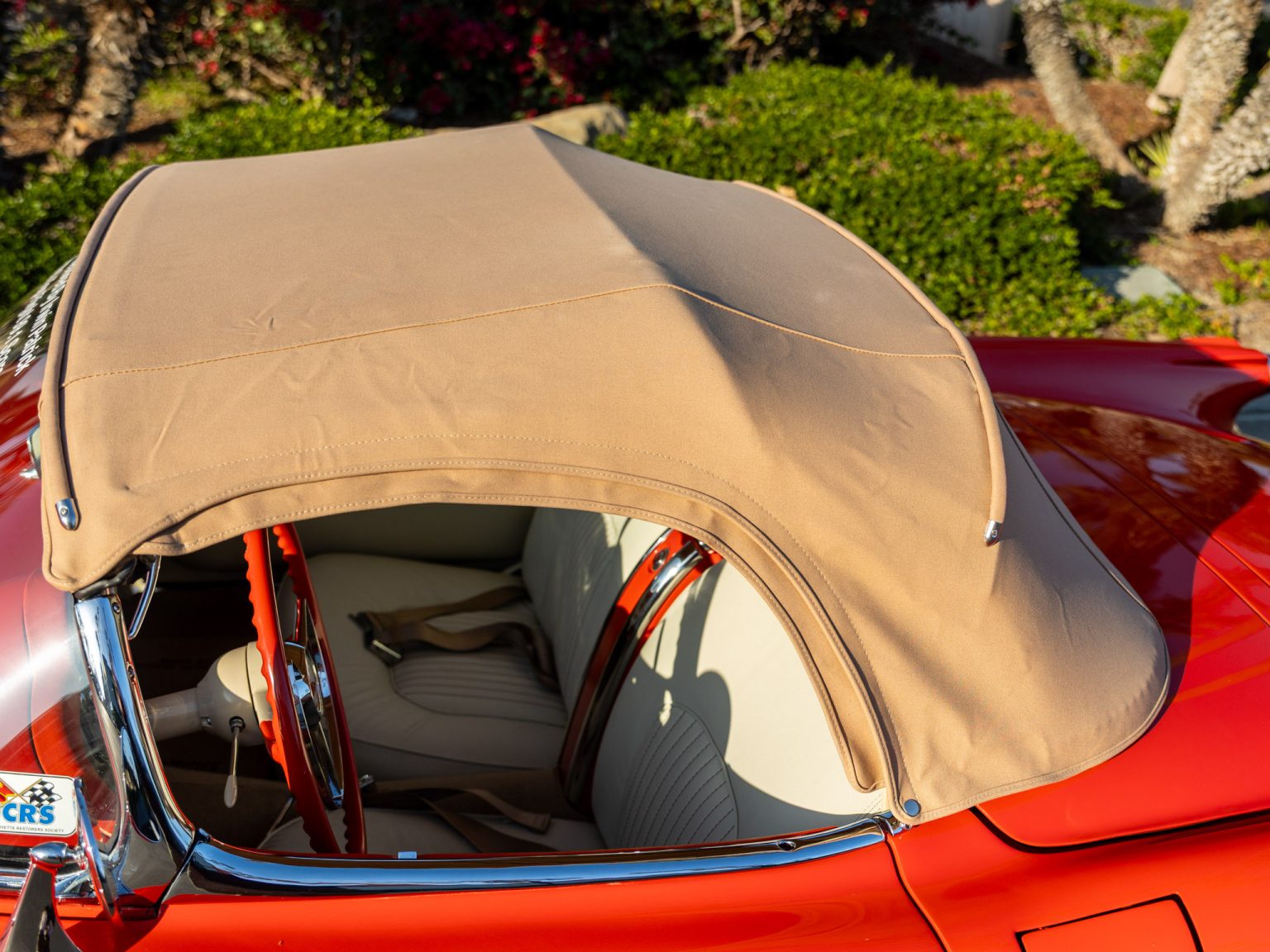 BaT 1955 Red Corvette 6