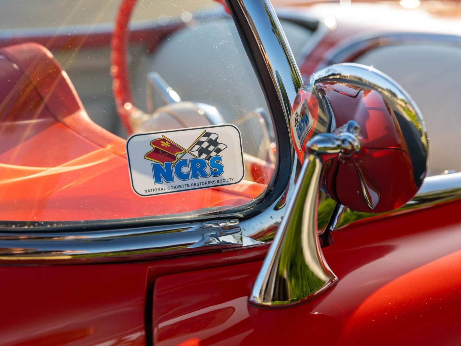 BaT 1955 Red Corvette 79