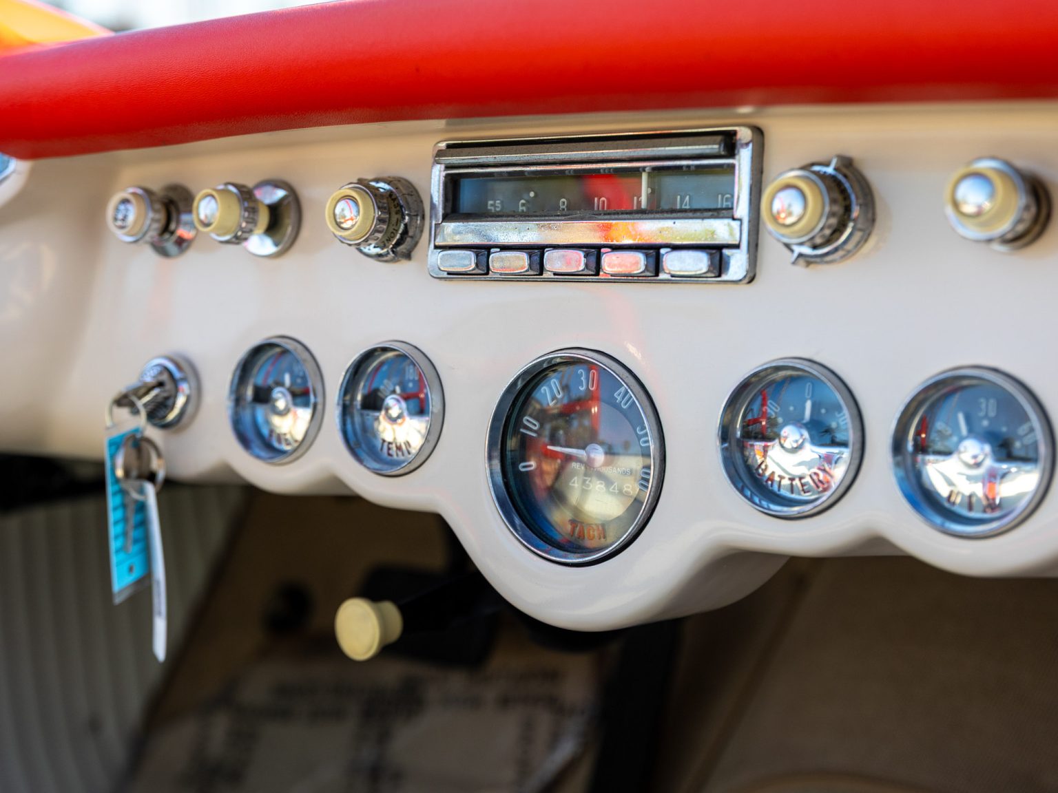 BaT 1955 Red Corvette 98