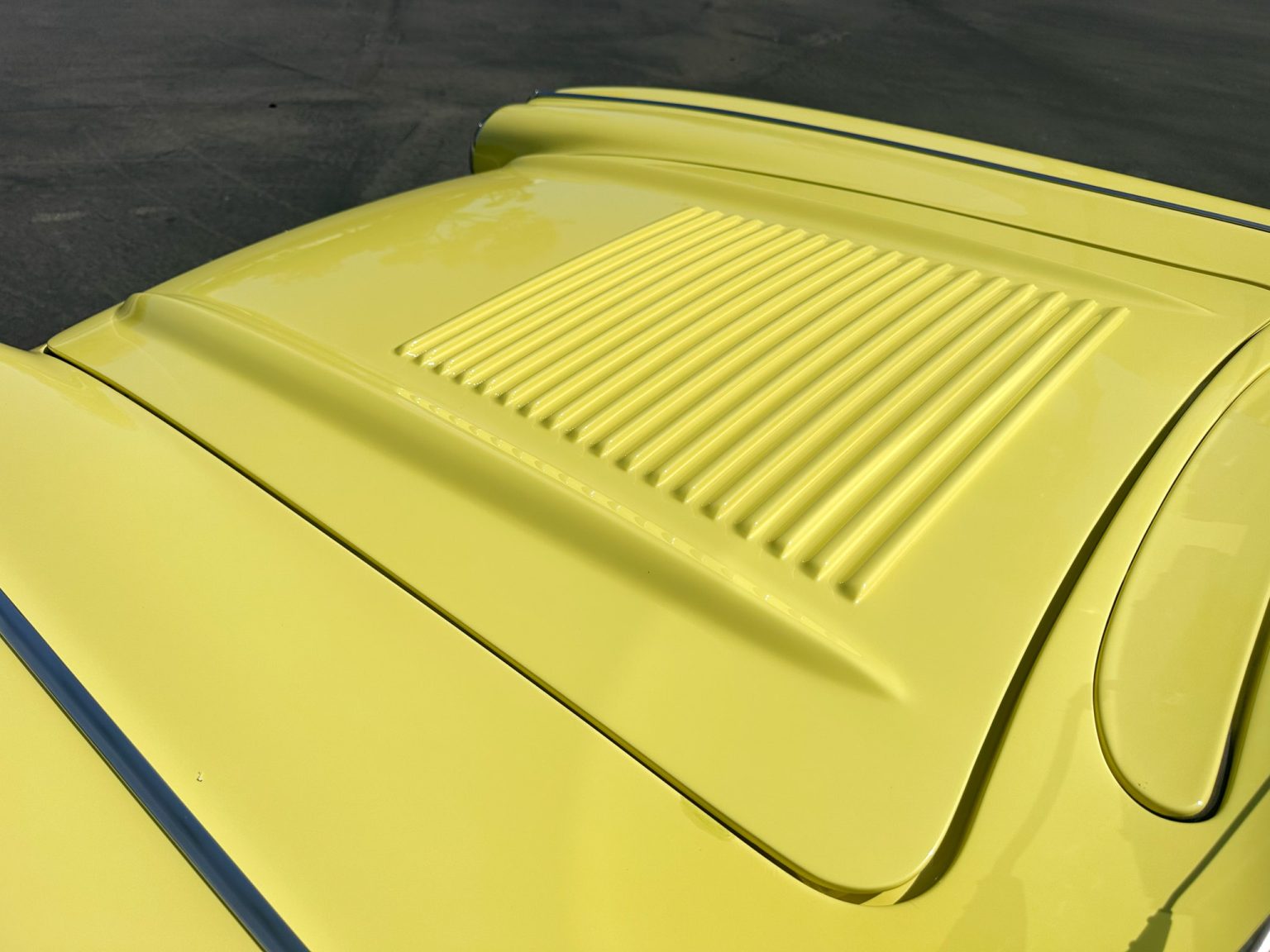 BaT 1958 Panama Yellow Corvette 6105