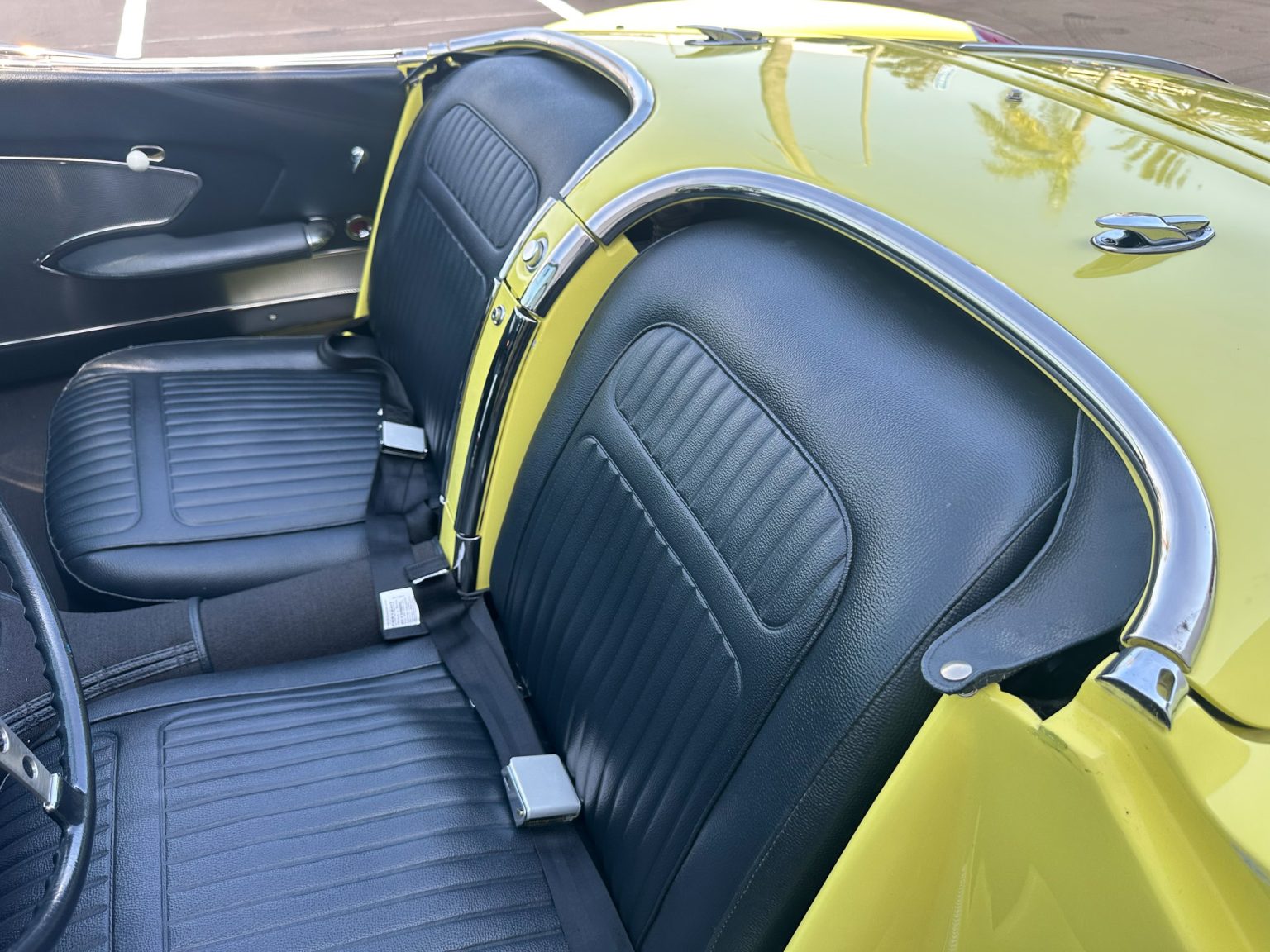 BaT 1958 Panama Yellow Corvette 6117