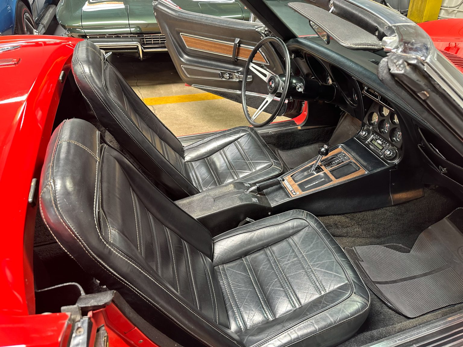 BaT 1973 Red Corvette Convertible 7417