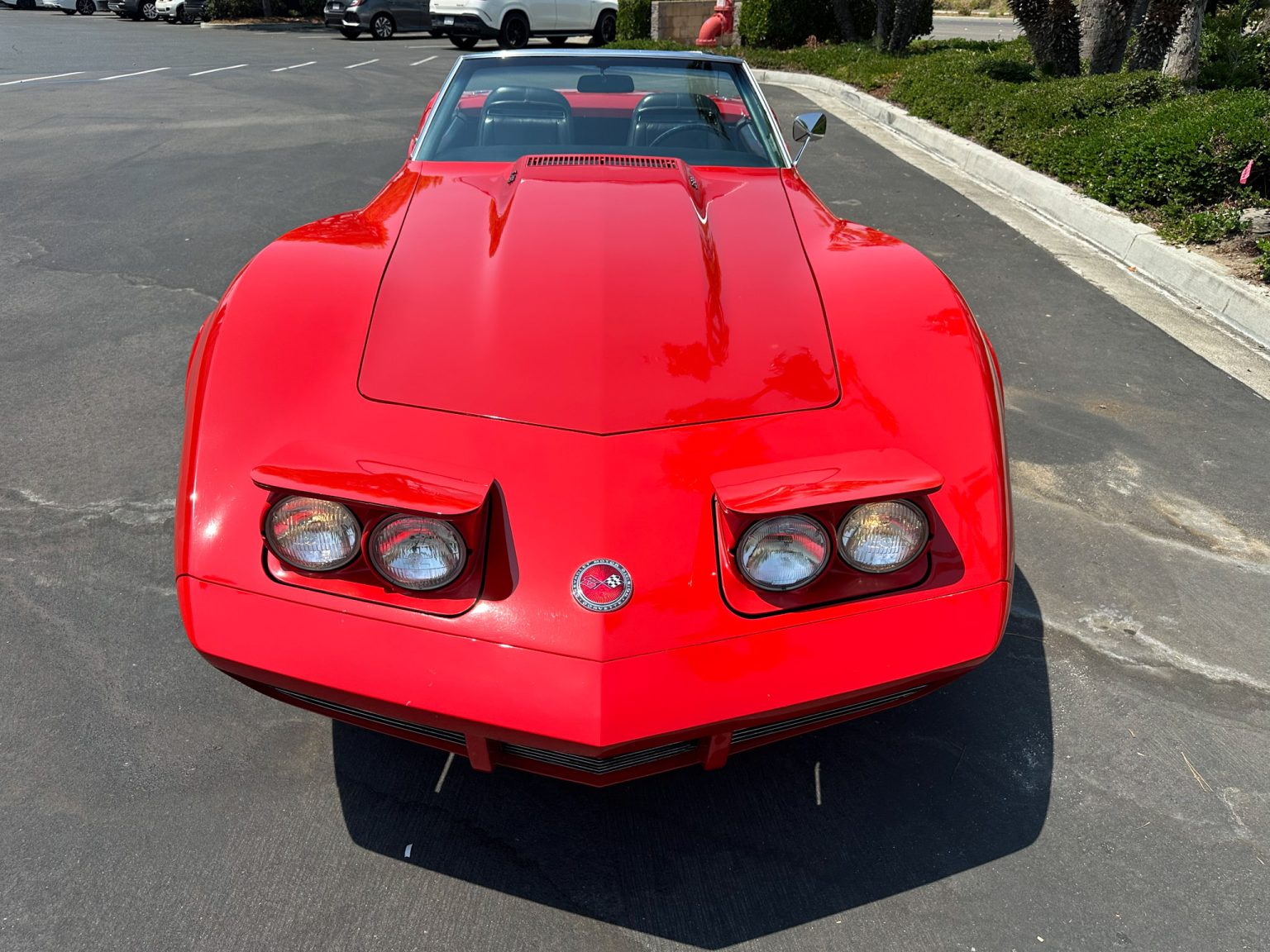 BaT 1973 Red Corvette Convertible 7451