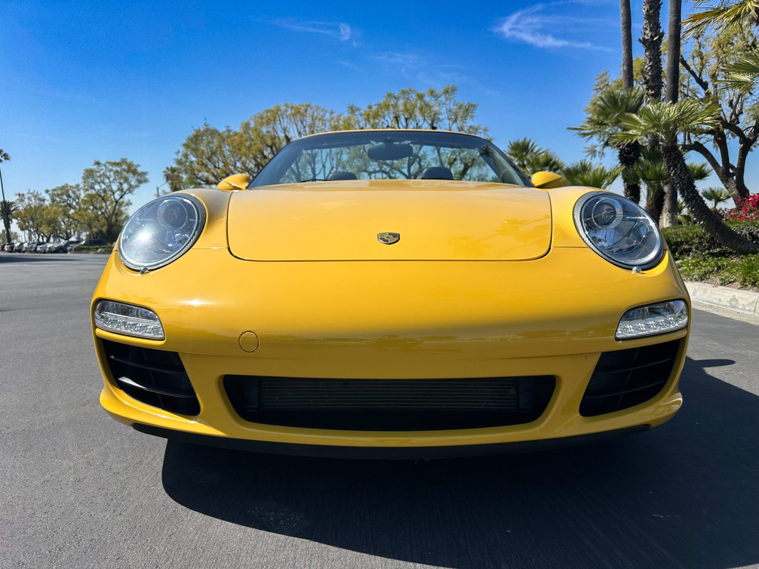 BaT 2011 Yellow Porsche 911 Cab 4137