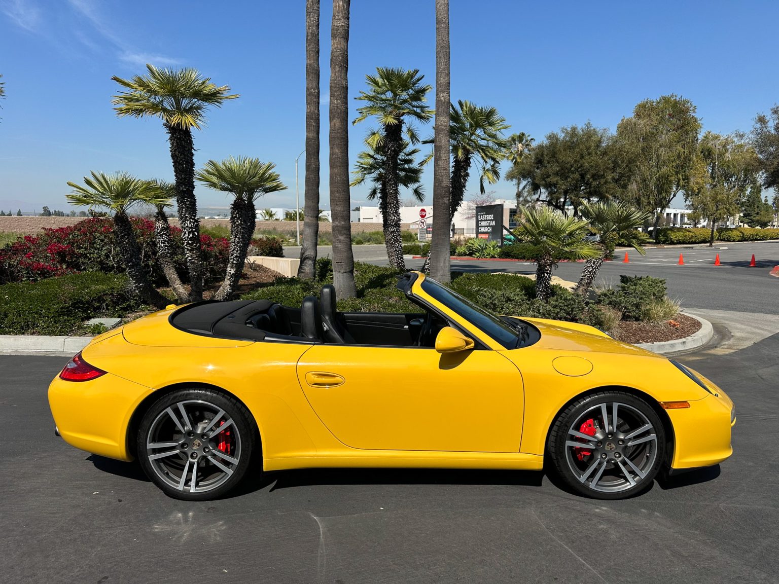 BaT 2011 Yellow Porsche 911 Cab 4139