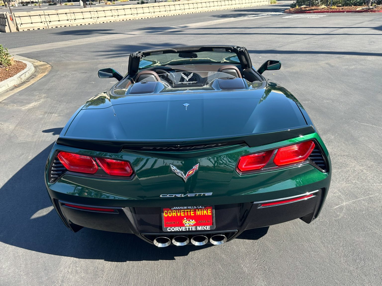 BaT 2014 Lime Rock Green Premier Edition Corvette Convertible 8360
