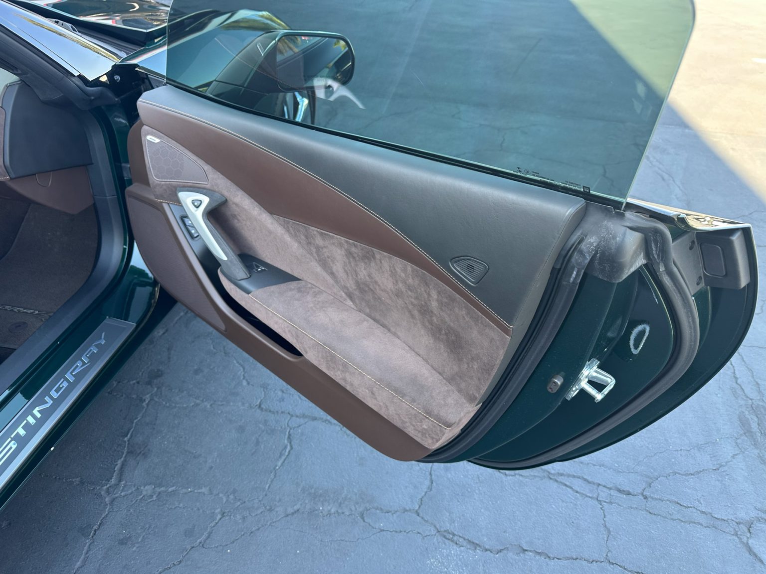 BaT 2014 Lime Rock Green Premier Edition Corvette Convertible 8386