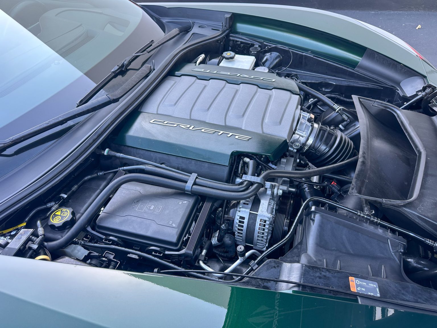 BaT 2014 Lime Rock Green Premier Edition Corvette Convertible 8389