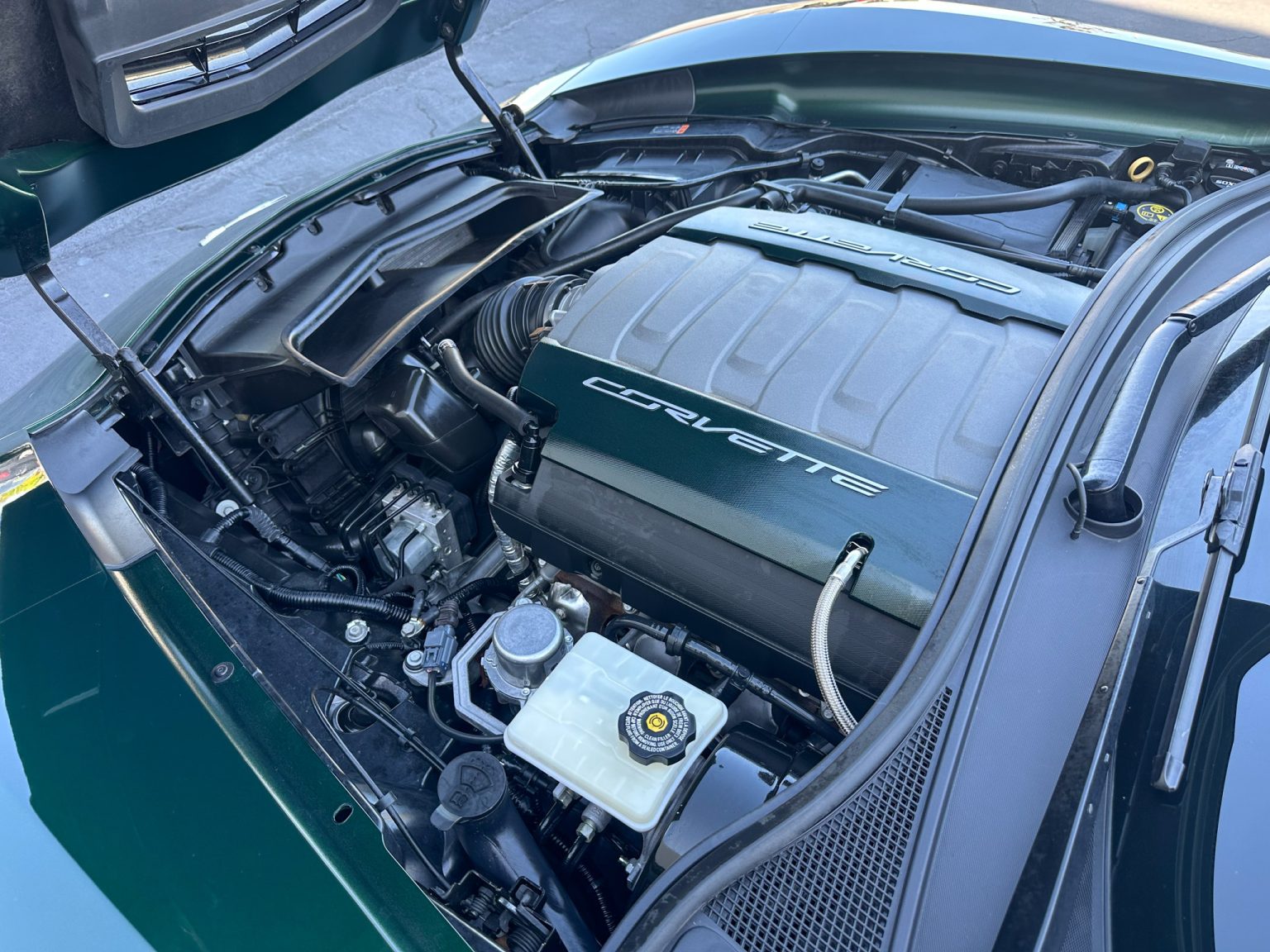 BaT 2014 Lime Rock Green Premier Edition Corvette Convertible 8391