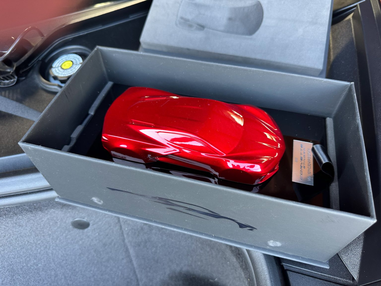 BaT 2023 Red C8 Corvette Convertible 8499