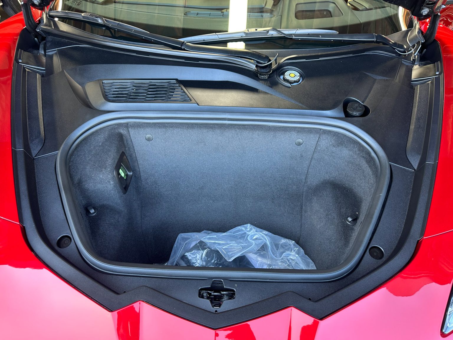 BaT 2023 Red C8 Corvette Convertible 8500