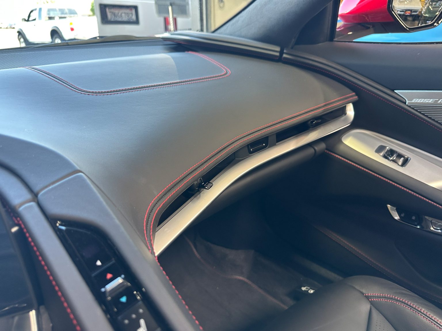 BaT 2023 Red C8 Corvette Convertible 8514